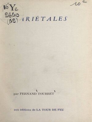 cover image of Pariétales
